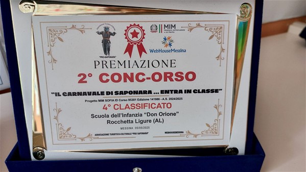 Targa premio concorso