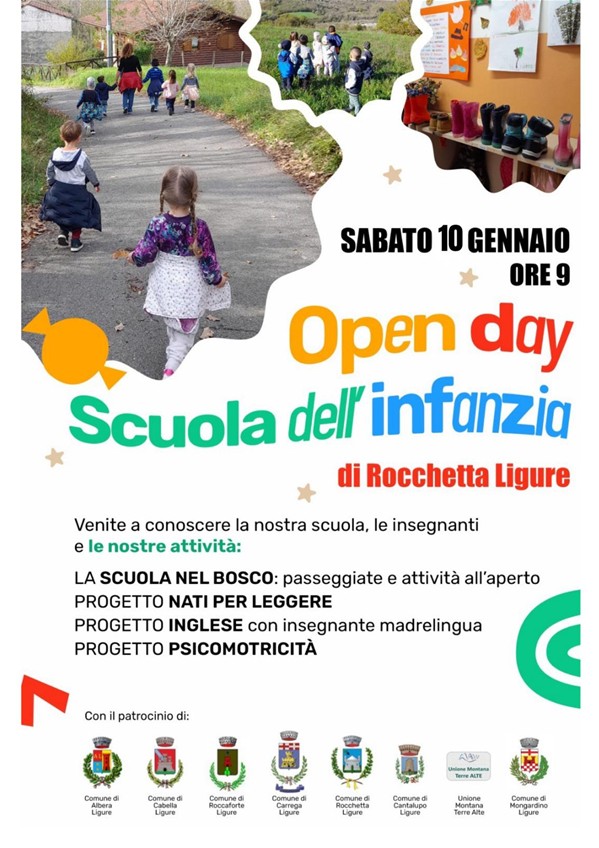 Open day Scuola dell'Infanzia di Rocchetta Ligure
