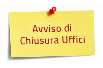 Chiusura temporanea degli uffici dell'Unione martedì 22 settembre 2026